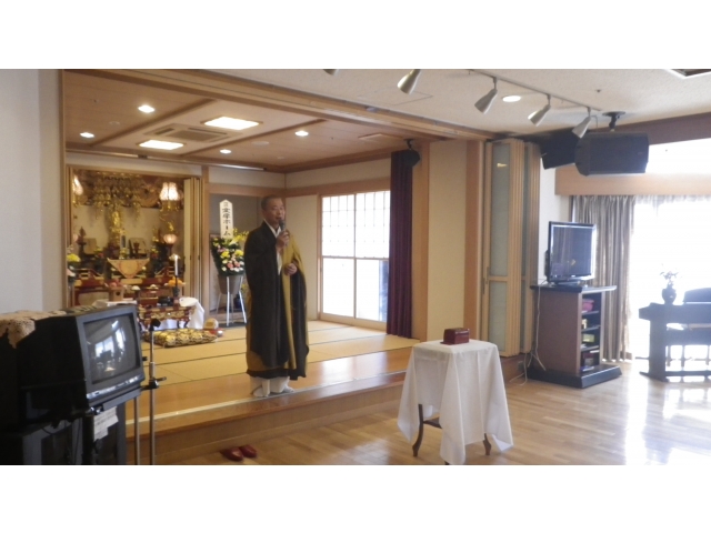 彼岸と此岸の法話をいただきました。