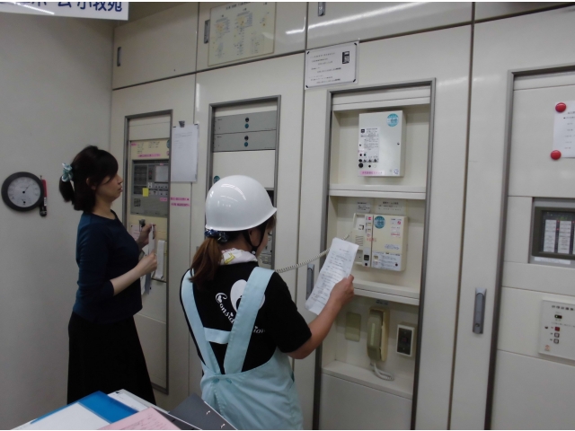 非常通報の訓練