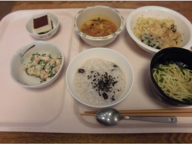 全粥、刻み食