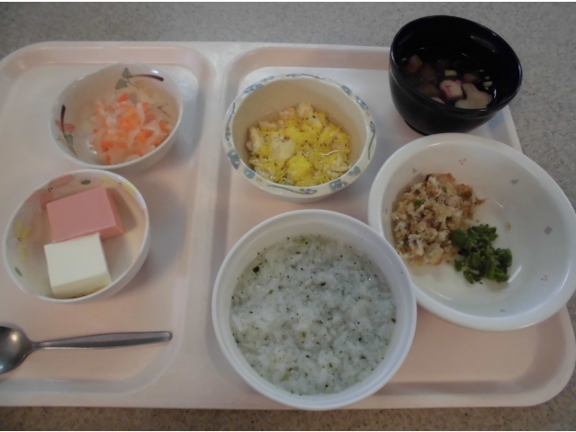 全粥、キザミ食