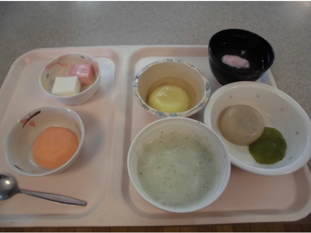 粥ミキサー、ソフト食