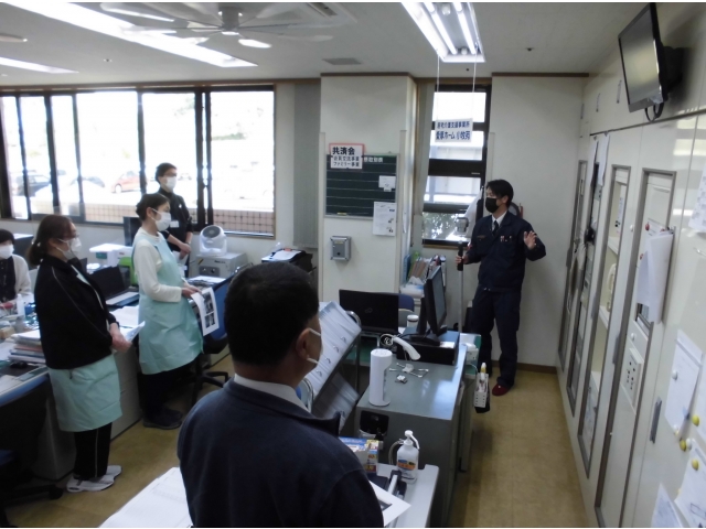 防災機器の取り扱い説明
