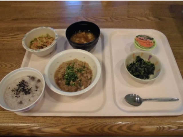 赤飯粥、キザミ食