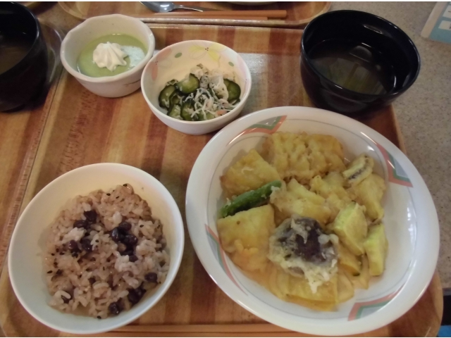 赤飯、一口大食