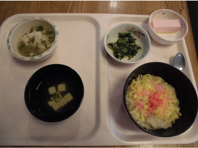 散らし粥、キザミ食