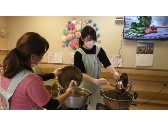 みそ投入