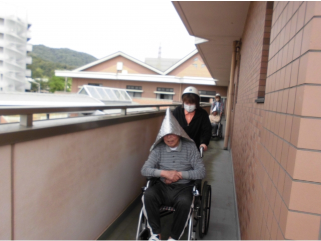 ベランダからの避難