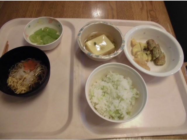 米飯、一口大