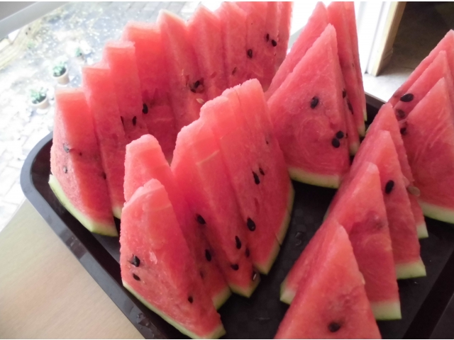 とっても甘そうなスイカです🍉