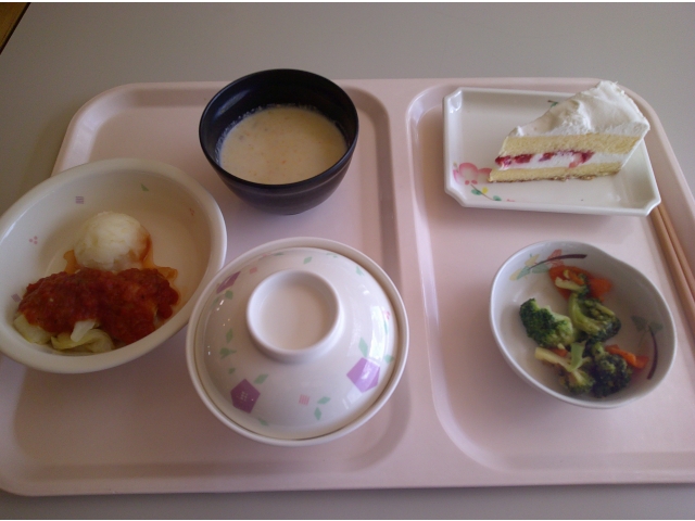 米飯一口大