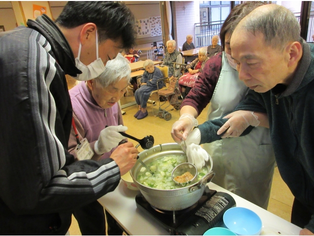 味噌投入