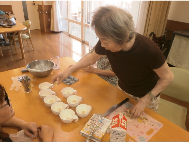 最後にバナナをトッピング！！