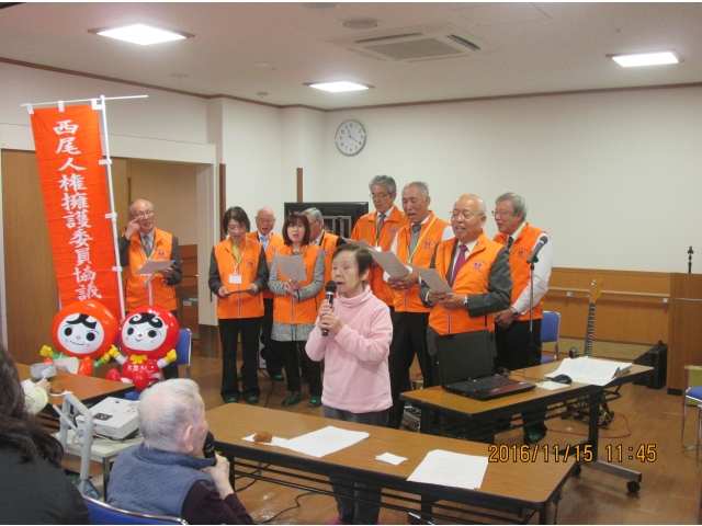 協議会の皆さんと合唱しました！