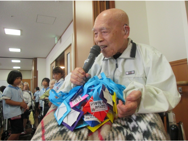 入居者代表、自治会長さんからのご挨拶