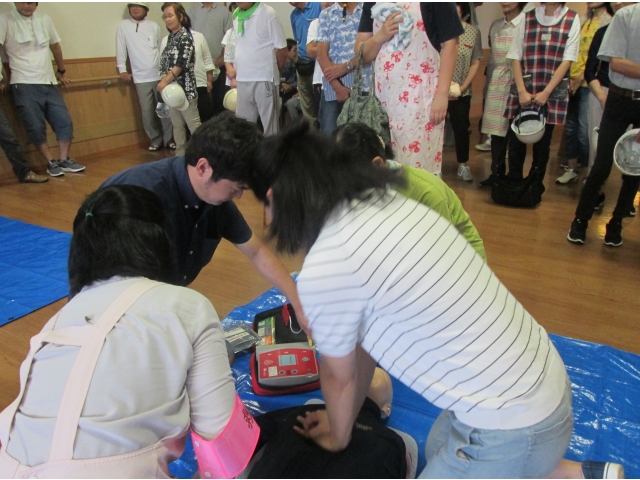 心配蘇生法及びＡＥＤ取扱い講習