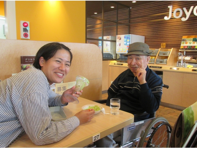 抹茶パフェ完食！
