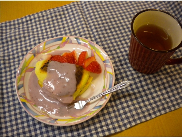 カフェ気分を楽しみました