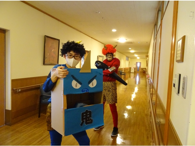 鬼がやってきました