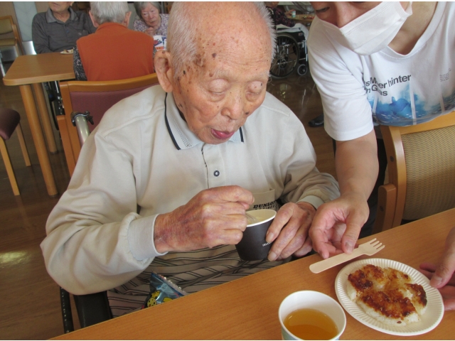 食べやすいようにカット