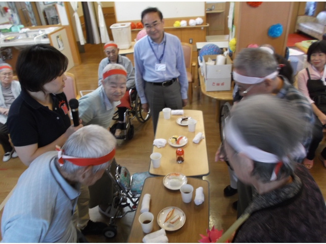 この中の当たり入のお寿司はダレ？…「わさびが効いてますね」