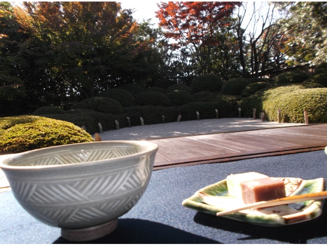 「お抹茶がとてもおいしいです」