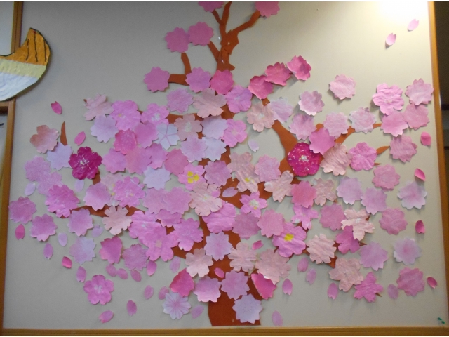 「これでお花見できるね」