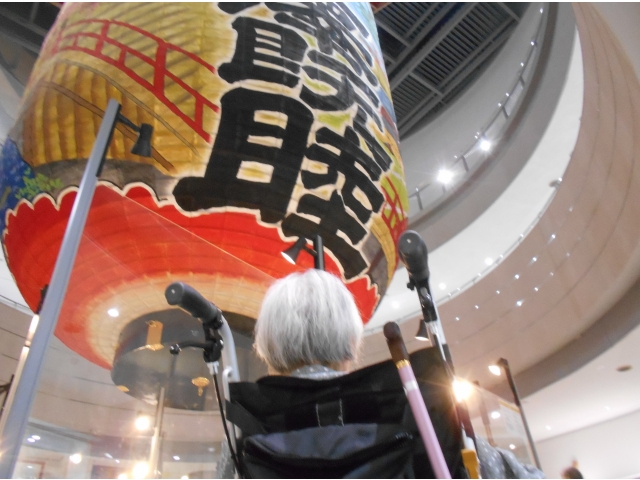 大きな提灯が目の前に
