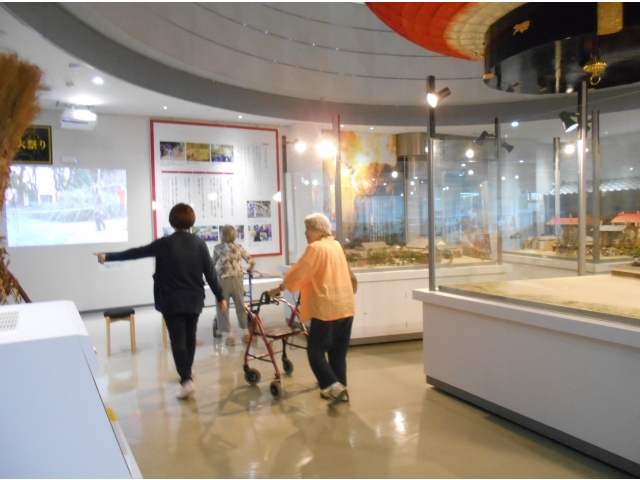 リニューアルしたばかりの展示室