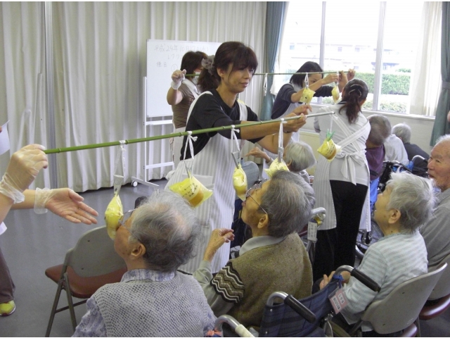 パン食い、、競争？？