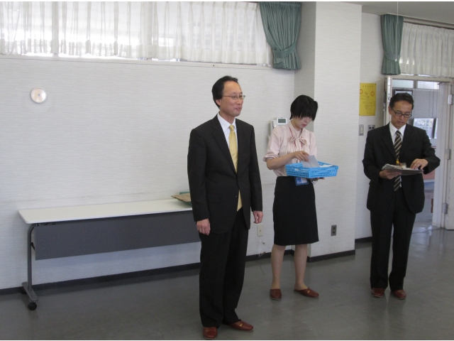 副市長からのお祝いの言葉です