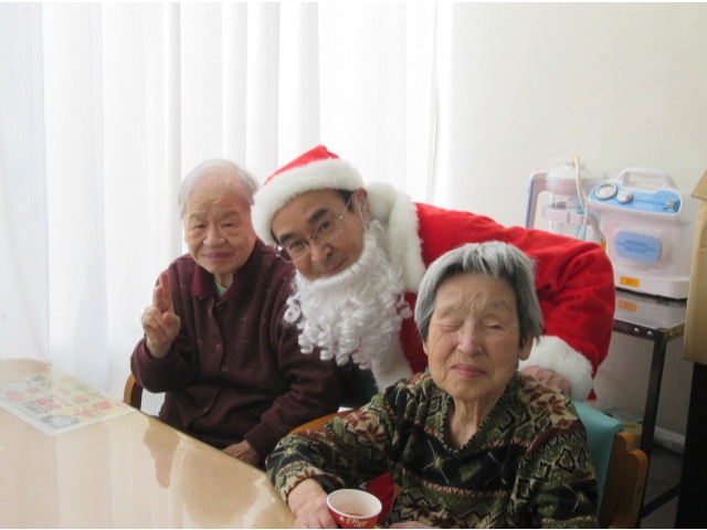 サンタさんと一緒に