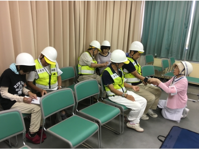 福祉避難所の開設訓練