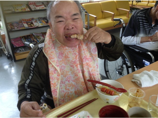 かぶりつき!