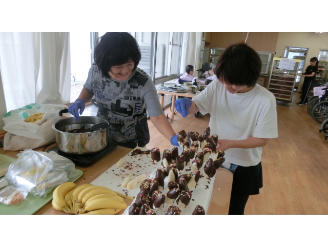 甘い香りがただよいます!