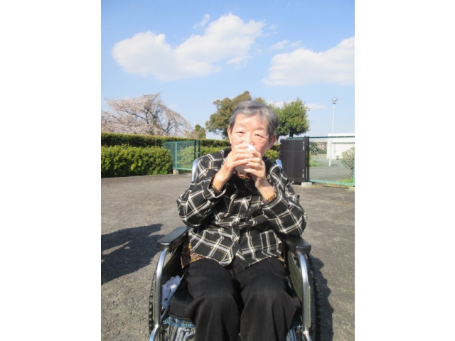 温かい飲み物で一息・・・