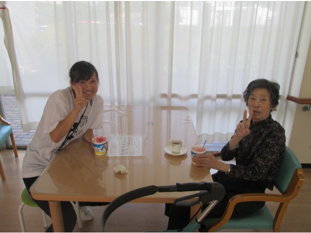 一緒にお話し楽しい時間♪