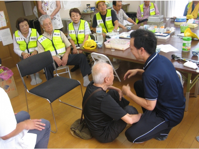 参加者にも実践して頂きました。