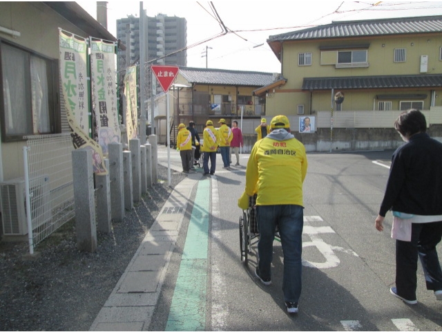 道路の勾配も確認しました
