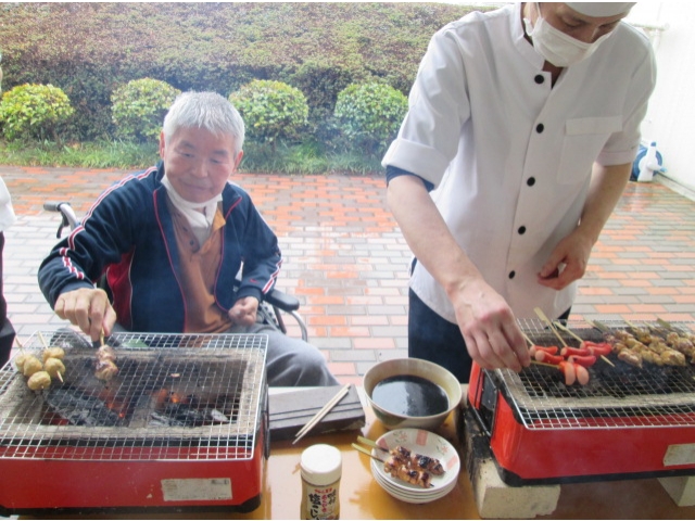 調理師さんと一緒に