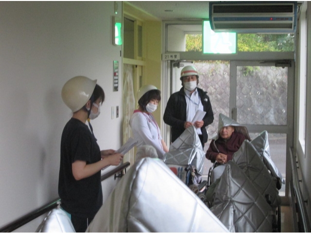 隊長より、総評がありもしもの災害に備えて避難経路など再確認が出来ました。