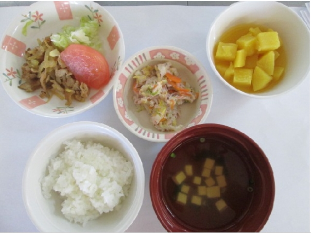 豚肉の献立(普通食)