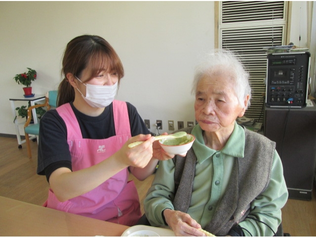美味しく召し上がっていました。中にはおかわりされる方もいました。