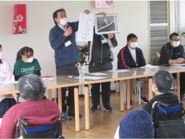 3月の季節にぴったりな俳句や春の訪れを告げる鳥たちの紹介がありました。
