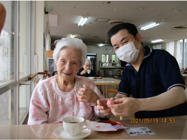 笑顔で記念撮影です。