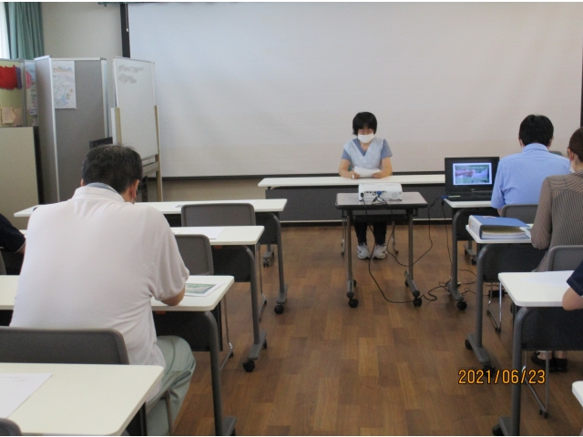 褥瘡予防について、看護師より説明がありました。