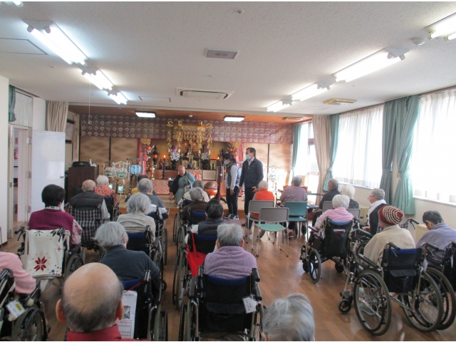 最後に、ご住職から高齢者についてお話がありました。