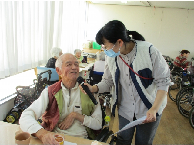 誕生者より乾杯のご発声がありました。