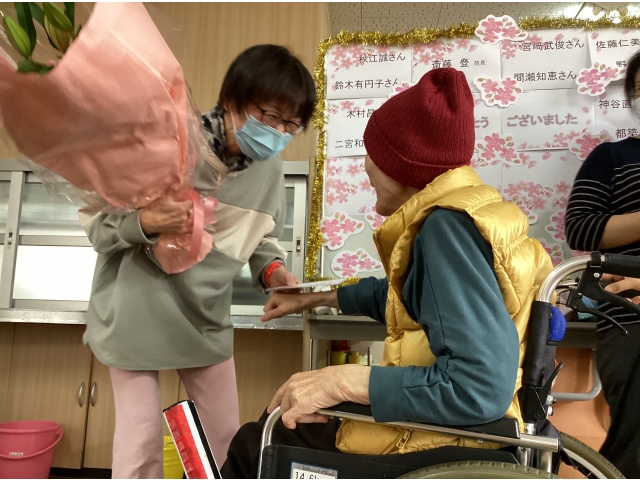 ショートステイからお世話になったケアマネさんと