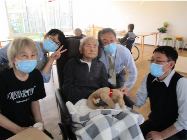 利用者様と一緒に