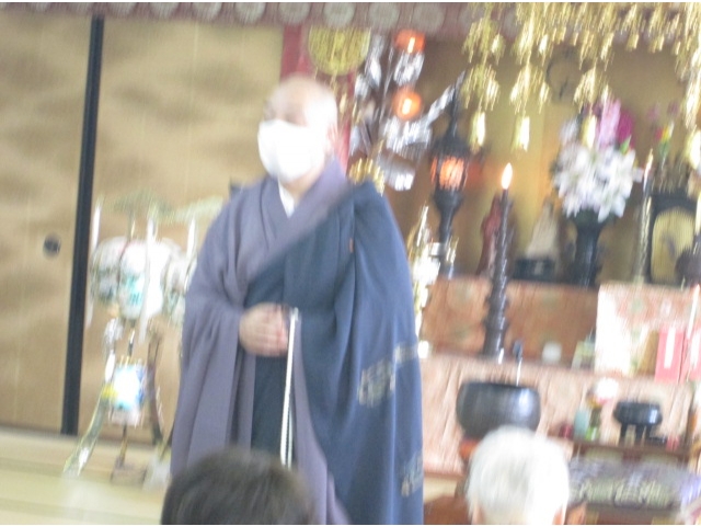 大山住職から、六道についてなどの法話をいただきました。